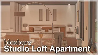 Bloxburg - Studio Loft Apartment Speedbuild (interior + full tour)