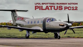 Jet Pilatus PC-12 NGX (LX-FLM) sound & action (LFCL)