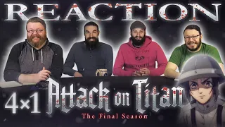 Attack on Titan 4x1 REACTION!! "The Other Side of the Sea"