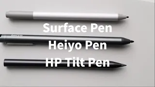 Comparing the HP Tilt Pen with other MPP 2.0 pens