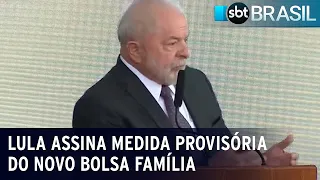 Lula assina medida provisória do novo Bolsa Família | SBT Brasil (02/03/23)