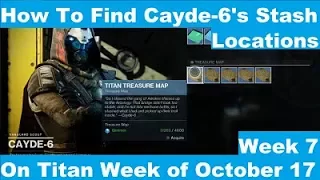 Destiny 2: How to Find Cayde-6's Stash Locations on Titan (October 17th Weekly Reset), Walk-through