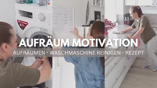 Alltags Vlog - Aufräum Motivation & Wäscheberge - Reinigung Waschmaschine - Rezept Gemüselasagne