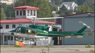 Bell 212 Twin Huey Helicopter Landing