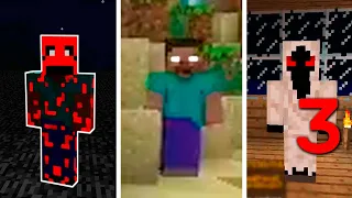 😨 Scary minecraft versions, top 10 | part 3 | Not fake | minecraft mysticism