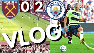 WEST HAM 0-2 MAN CITY MATCHDAY VLOG | Haaland starts the season on fire 🔥