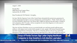 Florida Doctors Urge Healthcare Companies To Stop Donating To Anti-Abortion Lawmakers