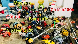 19/5 máy cưa cắt cỏ bơm nước có lô từ 60k lh#zalo0862053933