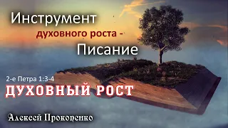 Духовный рост | Инструмент духовного роста – Писание. 2-е Петра 1:3-4. | Алексей Прокопенко