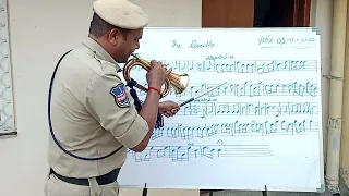 Bugle Call - The Reveille ( Long Reveille) | Played by Telangana Police | With Staff Notation