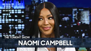 Naomi Campbell Gives Jimmy Modeling Tips and a Tap Dance Lesson, Talks NAOMI Exhibit (Extended)