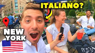 Parlo italiano a NEW YORK e mi trattano così...