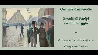 Strada di Parigi sotto la pioggia, Gustave Caillebotte