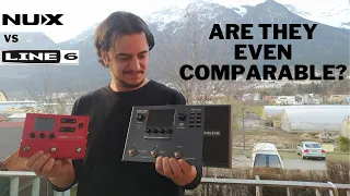 NUX MG-30 Review/ Comparison With The Line 6 HX Stomp!