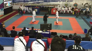 2017 AKF Male Team Kumite Japan vs Jordan (1)