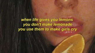 Lemons - Brye | Lyrics Video | there's a billion people on this planet