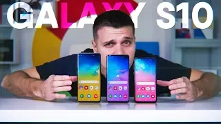 Три Samsung Galaxy S10 в моих руках 🔥 Обзор, Сравнение, Эмоции