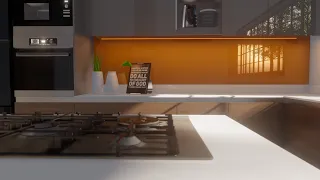 Simple Modular Kitchen Design (Animation done in Lumion 10)