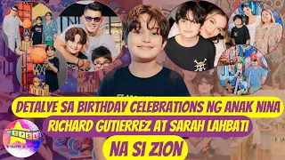 Detalye sa Birthday Celebrations ng anak nina Richard Gutierrez at Sarah Lahbati na si Zion