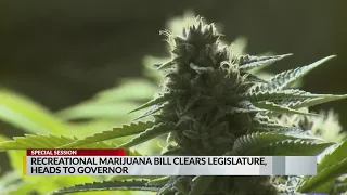 Recreational marijuana bill heads to governor’s desk for final approval