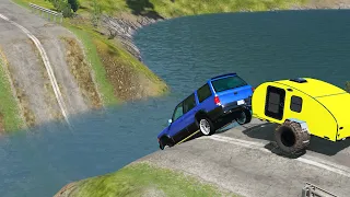 Cars vs Monster Potholes #1 | BeamNG.DRIVE
