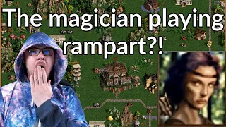 Is the Magician really playing Rampart?!  || Heroes 3 Rampart gameplay || Jebus Cross