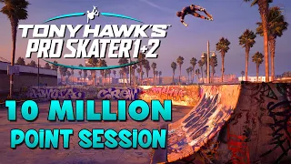 Tony Hawk Pro Skater 1+2 | How to get a 10 MILLION SCORE RUN