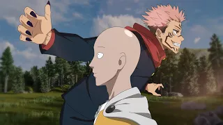 If Saitama Was In Jujutsu Kaisen Fan Animation - Saitama vs Sukuna Fan Animation