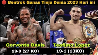 Tinju Dunia Hari Ini‼️Gervonta Davis vs Teofimo Lopez | Tinju Dunia 2023 Terbaru | Boxing news