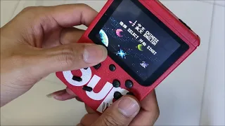 UnBoxing SUP GAME BOX 400 IN 1 Retro Handheld Game Console Emulator
