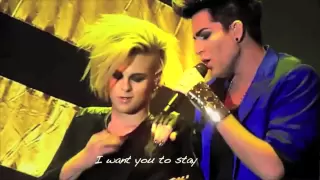 Stay *Enhanced* Adam Lambert & Tommy Joe Ratliff (with lyrics)