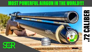 THE WORLDS MOST POWERFUL AIRGUN! - REVIEW OF THE AEA ZEUS 72 CAL!