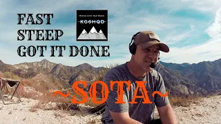 Fast | Steep | Got it DONE!  Ham Radio & SOTA