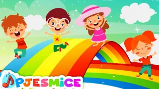 DJEČJE PJESMICE ♫ Prepoznaješ li dugine boje? 🌈 Pjesmice za vrtić