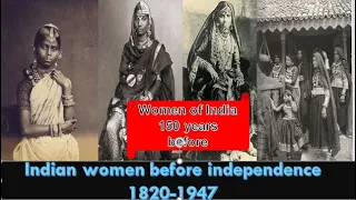 Rare Indian Women Pics before independence@ mystery history 2021##    Ancient Indian Women Fashion
