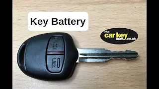 Key Battery Mitsubishi  HOW TO change