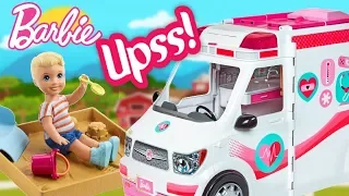 Barbie ☀️ Wypadek w piaskownicy 🚑 Karetka i szpital 🏥 film z lalką Barbie