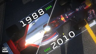 F1, But Each Australian Grand Prix Lap, Cars Gets Newer [ 1988 - 2010 ]