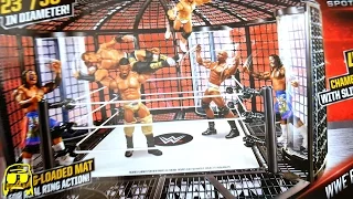 WWE Elimination Chamber Playset Ring Toys R Us Exclusive Unboxing, Construction & Review!!