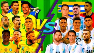 2023 Brazil vs 2023 Argentina 🇦🇷x🇧🇷  ( Neymar - Messi - Firmino - Dani Alves - Dybala - Di maria  )