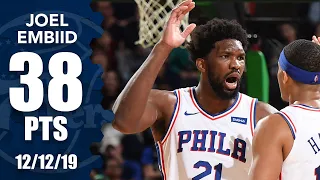 Joel Embiid scores 38 points in 76ers vs. Celtics | 2019-20 NBA Highlights