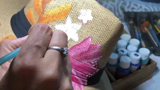 Painting Panama Hat - Part 2 of 3