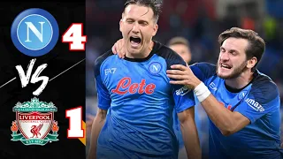 Napoli vs Liverpool 4-1 | Extented Highlights & All Goals 2022 HD
