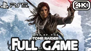 RISE OF THE TOMB RAIDER (PS5) Gameplay Walkthrough FULL GAME (4K 60FPS) No Commentary