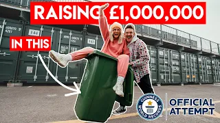 We’re setting a WORLD RECORD (In a wheelie bin)