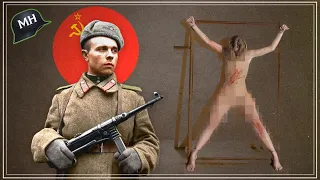 What ATROCITIES did soviet soldiers do to GERMAN WOMEN?