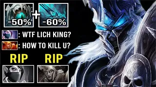 THE LICH KING IS BACK! Crazy -100% Slow Skadi + Swift Blink Build Can't Kill Him by Raven WTF Dota 2