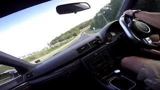 B7 Audi RS4 Nürburgring lap -  Passenger POV -