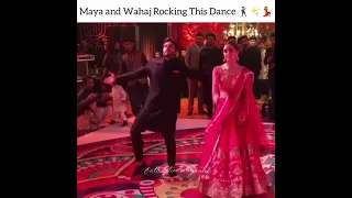 #MAYA ALI🤗#WAHAJ ALI #ROCKING DANCING ON MUQABLA SONG😍#short