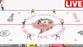 NHL LIVE - Ottawa Senators vs Boston Bruins - 25th Jan 2024 | NHL Full Game Highlights NHL 24